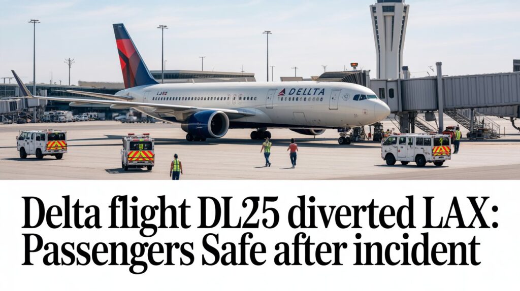 Delta Flight DL275 diverted LAX